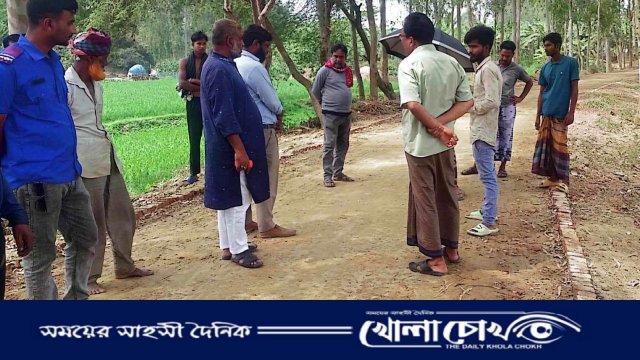 আত্রাইয়ে রাস্তা নির্মাণে অনিয়ম, ক্ষুদ্ধ এলাকাবাসী