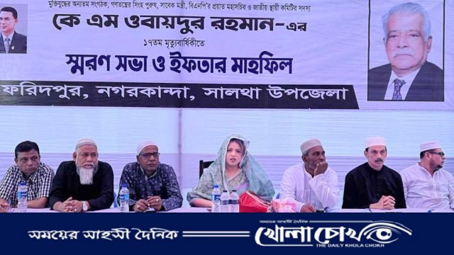 গণতন্ত্র পুনরুদ্ধার করাই বিএনপির মূল লক্ষ্য --শামা ওবায়েদ