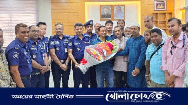 ফরিদপুর প্রেসক্লাবের নবনির্বাচিত কমিটির ‌সাথে পুলিশ সুপারের মত বিনিময় সভা