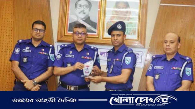 লালমনিরহাটে ফ্রেব্রুয়ারী মাসে শ্রেষ্ঠ বিবেচিত হয়েছে আদিতমারী থানা