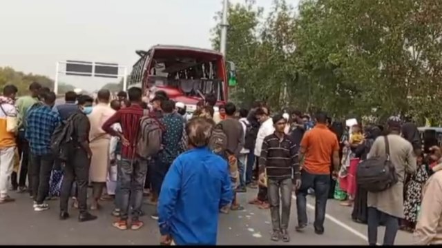 ভাঙ্গায় গোল্ডেন লাইন ও সার্বিক পরিবহনের সংঘর্ষ-আহত-৬