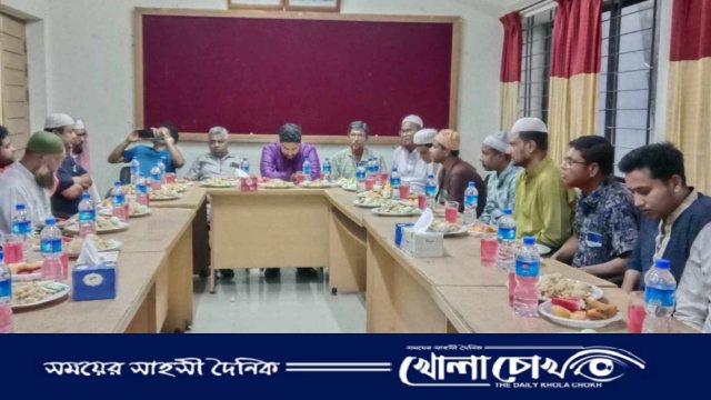 নগরকান্দায় সাংবাদিকদের সাথে ইউএনও'র ইফতার