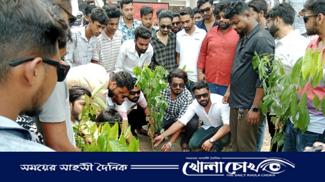 দেশব্যাপী তীব্র তাপদাহ মোকাবেলায় ফরিদপুর জেলা ছাত্রলীগের বৃক্ষরোপন কর্মসূচি পালিত 