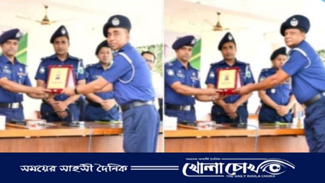 নওগাঁ জেলার শ্রেষ্ঠ ওসি  জহুরুল ইসলাম ও শ্রেষ্ঠ তদন্ত ওসি লুৎফর রহমান