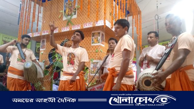 ধলনগরে শুরু হয়েছে ঐতিহ্যবাহী মহানামযজ্ঞ ও গ্রামীণ মেলা