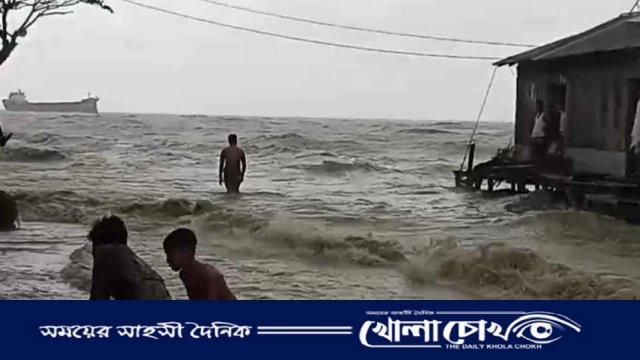 ঘূর্ণিঝড় রেমাল: হাতিয়ার ১৪ গ্রাম প্লাবিত, পানিবন্দি হাজারো মানুষ