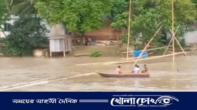 ফরিদপুরে বাড়ছেই পদ্মার পানি, নিম্নাঞ্চল প্লাবিত 