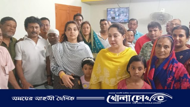 শ্রীধাম শ্রী অঙ্গন ‌পরিদর্শন করলেন চৌধুরী নায়াব ইবনে ইউসুফ 