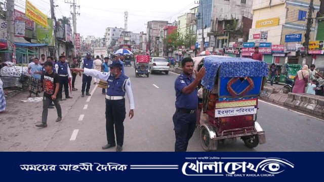 নোয়াখালীর সুধারাম থানা সহ ৮টি থানার ট্রাফিক কার্যক্রম শুরু