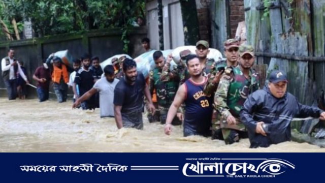 বাংলাদেশ সেনাবাহিনীর সদস্যদের এক দিনের বেতন বন্যার্তদের সহযোগিতায় প্রধান উপদেষ্টার ত্রাণ তহবিলে প্রদান