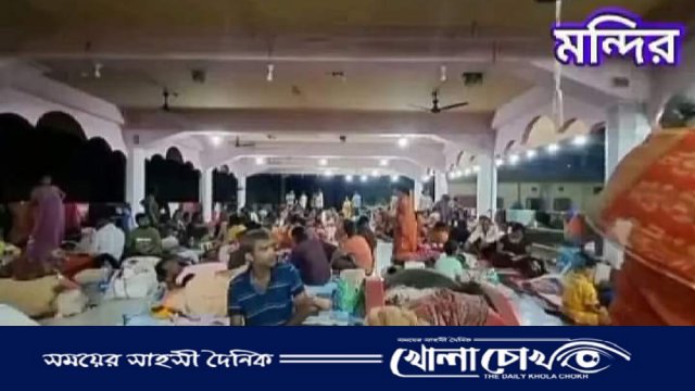 নোয়াখালীর সকল আশ্রয়কেন্দ্রে আর ঠাঁই নেই, পানি বন্ধি ২১ লাখ মানুষ