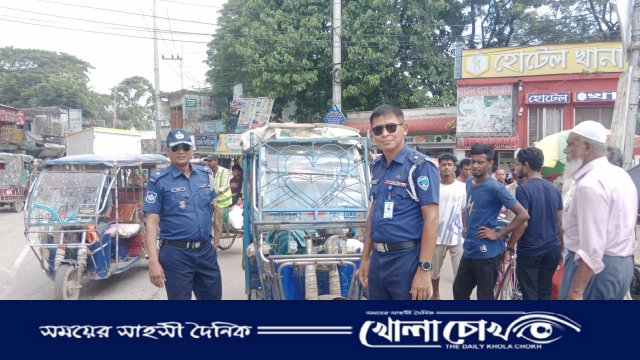 নানা প্রতিবন্ধকতার পর অবশেষে  যানজট নিরসনে ব্রাহ্মণবাড়ীয়া ট্রাফিক পুলিশের কার্যক্রম শুরু 