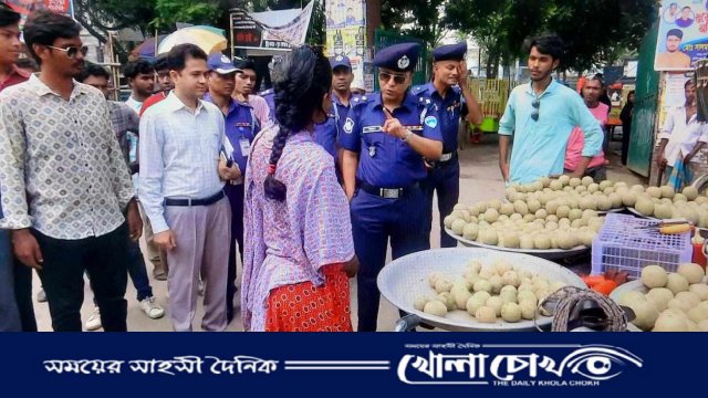 ব্রাহ্মণবাড়িয়ায় পুলিশ ও পৌরসভার যৌথ অভিযান শুরু