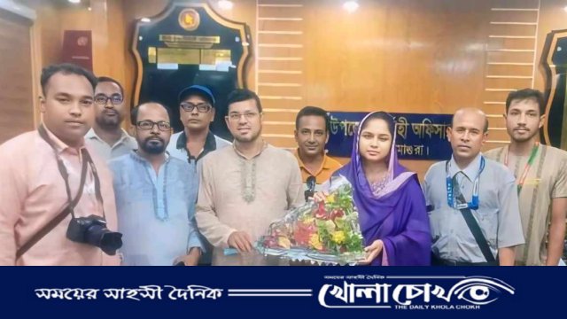 শালিখার নবাগত ইউএনওর সাথে প্রেসক্লাব শালিখার সাংবাদিকদের সৌজন্য সাক্ষাৎ 