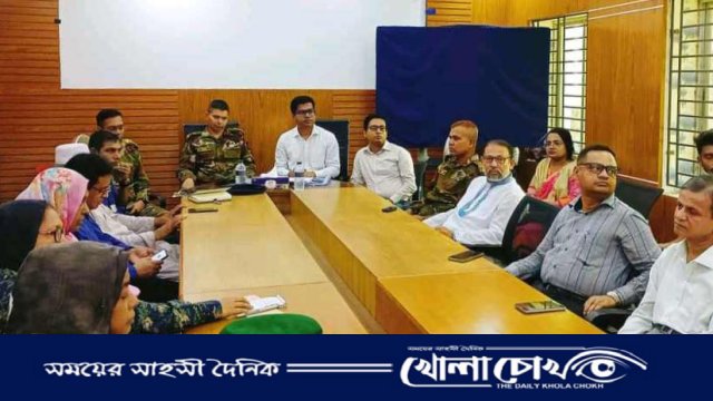 মহম্মদপুরে শারদীয় দুর্গাপূজা উপলক্ষে প্রস্তুতিমূলক সভা অনুষ্ঠিত