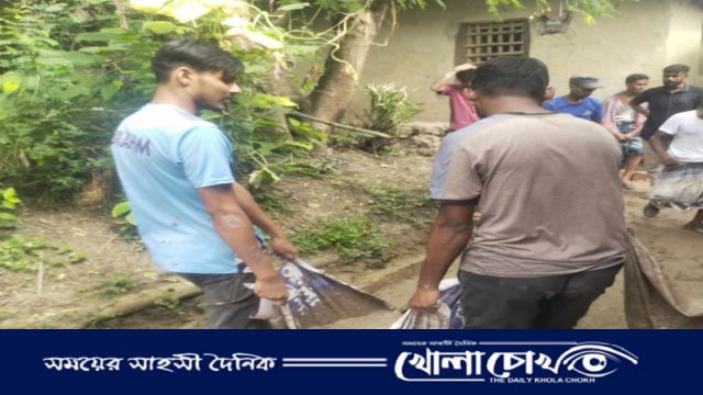 আত্রাইয়ে প্রবাসীদের নিজ আর্থায়নে মাদ্রাসার রাস্তার ঢালাই কাজ সম্পন্ন