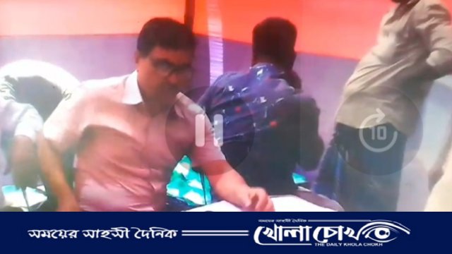 বাবার পরিবর্তে মেয়াদোত্তীর্ণ  ভ্যাকসিন দিলেন ছেলে, জনতার হাতে আটক তন্ময়  