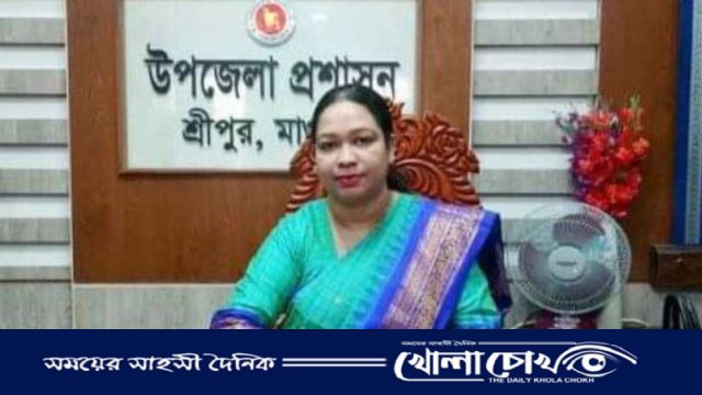 শ্রীপুর উপজেলা নির্বাহী কর্মকর্তা রাখী ব্যানার্জী জন্ম ও মৃত্যু নিবন্ধন কার্যক্রমে খুলনা বিভাগে প্রথম  