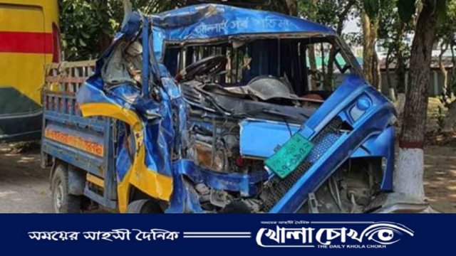 আখাউড়ায় পিকআপ ও প্রাইভেটকারের মুখোমুখী সংঘর্ষে চালক নিহত