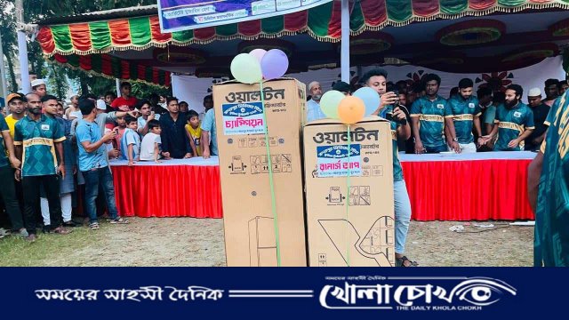 সদরপুর প্রিমিয়ার লীগ ফুটবল টুর্নামেন্ট ফাইনালে মহেশ্বরদী ক্লাব চ্যাম্পিয়ন 