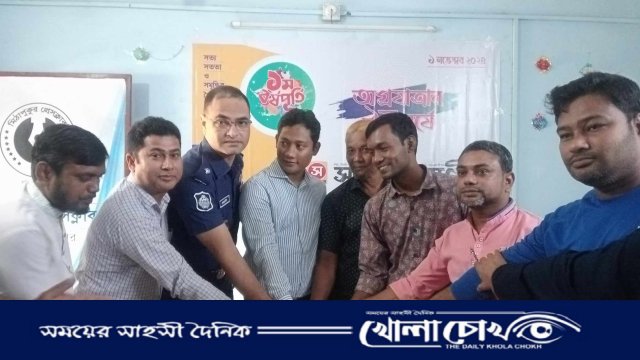 মিঠাপুকুরে সকালের বাণীর বর্ষপূর্তি অনুষ্ঠান উদযাপন 