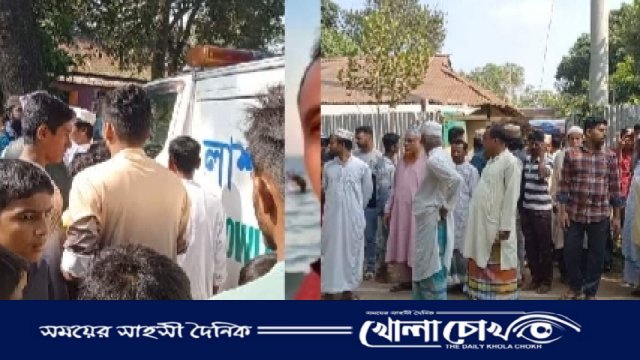 বিজয়নগরে দীর্ঘ দেড় মাস পর প্রবাস ফেরত দেলোয়ার হোসাইনের লাশ দেখে স্বজনের আহাজারি 