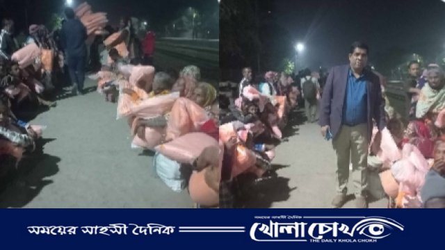 জেলা প্রশাসনের উদ্যোগে ব্রাহ্মণবাড়িয়ায় অসহায় মানুষের মধ্যে কম্বল বিতরণ