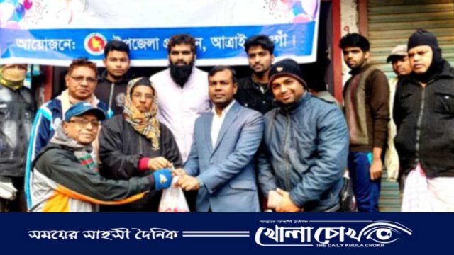 আত্রাইয়ে ন্যায্য মূল্যে গরুর মাংস বিক্রয় দোকানের উদ্বোধন 