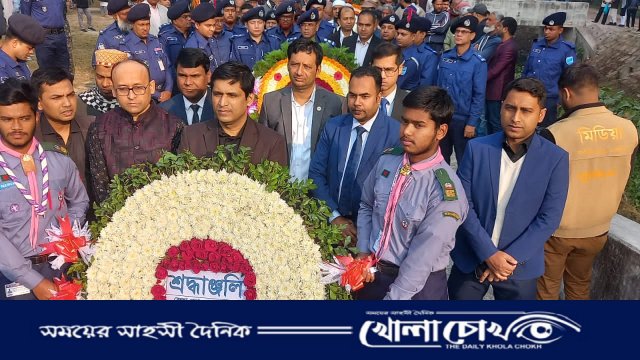 ফরিদপুরে শহীদ বুদ্ধিজীবী দিবস- উপলক্ষে  গণকরবে শ্রদ্ধা নিবেদন‌ অনুষ্ঠিত 