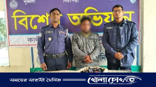 লালমনিরহাটে ফেনসিডিলসহ মাদক ব্যবসায়ী গ্রেফতার 