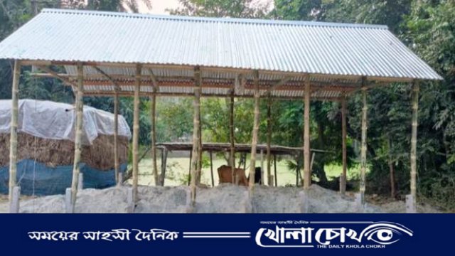 আলফাডাঙ্গায় আদালতের নিষেধাজ্ঞা অমান্য করে ঘর নির্মাণ