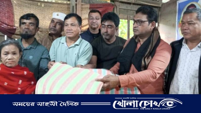 কাপ্তাই ক্লাব কর্তৃক শীতার্তদের মাঝে শীত বস্ত্র বিতরণ 