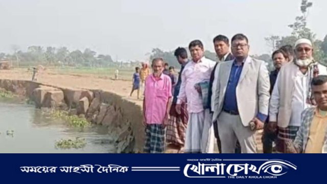 নবীনগরে নদী ভাঙ্গনে ক্ষতিগ্রস্ত এলাকা পরিদর্শন করলেন ইউএনও