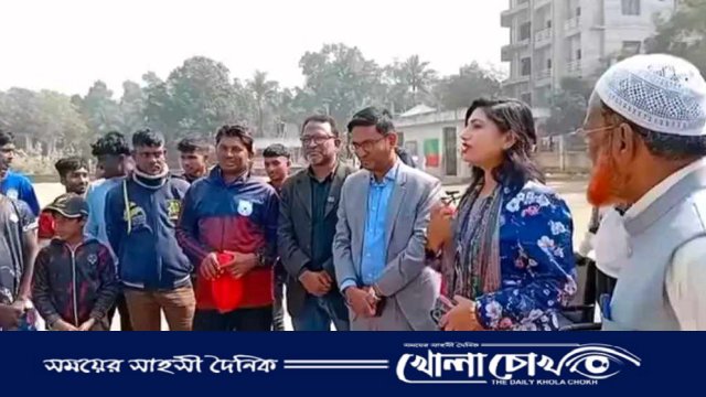 মহম্মদপুরে অনূর্ধ্ব-১৭ ফুটবল একাদশ গঠনের লক্ষে বাছাই পর্বের উদ্বোধন