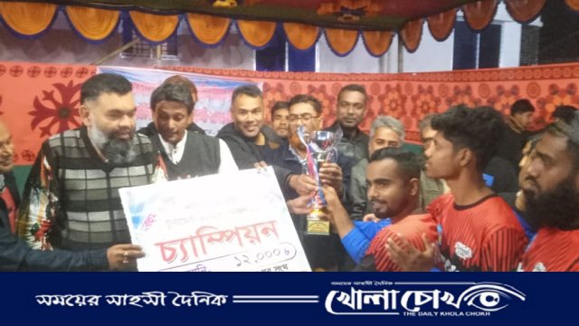 ফরিদপুরে হাসিবুল হাসান ক্রিকেট টুর্নামেন্টের ফাইনাল খেলা অনুষ্ঠিত 