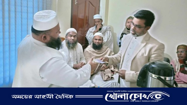 ফরিদপুর-৪ আসনের বিভিন্ন মাদরাসায় মাওলানা মিজান মোল্লার অনুদান প্রদান