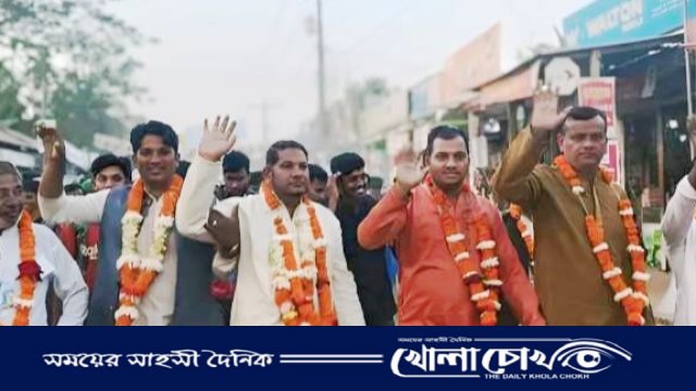 সুবর্ণচরে আক্তার মিয়ার হাট বনিক সমিতির সভাপতি আজহার সেক্রেটারি নুর মাওলা