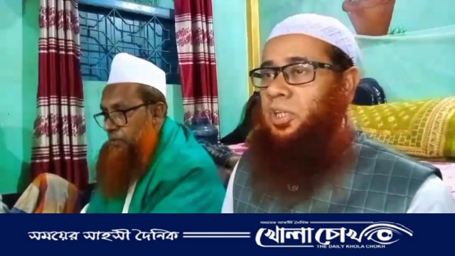 মাদরাসার ছাত্রদের সবক দেওয়া উপলক্ষে মিলাদ ও দোয়া মাহফিল 