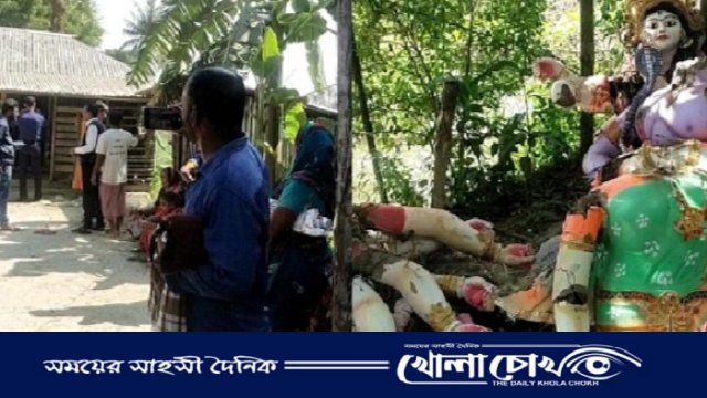 নাজিরপুরে তুচ্ছ ঘটনাকে কেন্দ্র করে হামলা ও মন্দির ভাংচুর, আহত ১৩, গ্রেফতার ৩