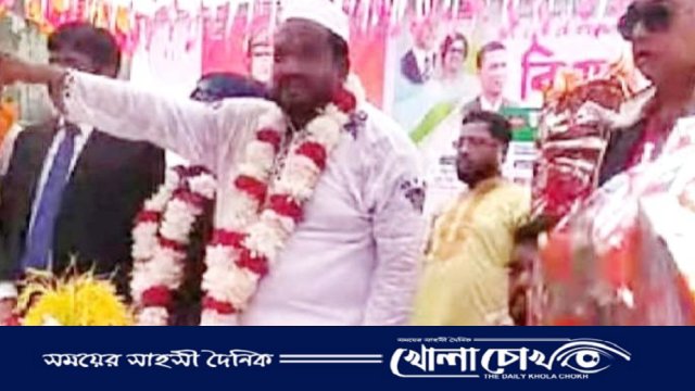 ব্রাহ্মণ্বাড়িয়া বার কাউন্সিলের সভাপতি কামরুজ্জামান মামুনকে নাসিরনগরে নাগরিক সংবর্ধনা