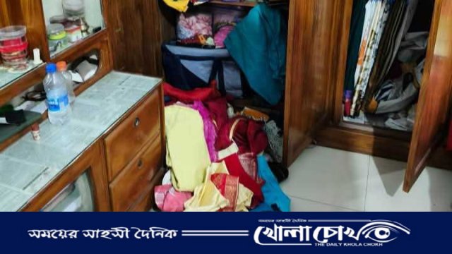 আলফাডাঙ্গা থানার  সন্নিকটে দিনদুপুরে তিন ফ্ল্যাটে চুরি