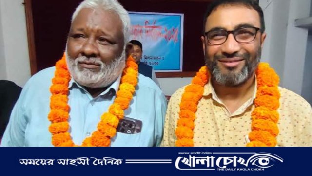 নওগাঁ প্রেসক্লাবের সভাপতি রায়হান আলম ও সাধারণ সম্পাদক বেলায়েত হোসেন নির্বাচিত