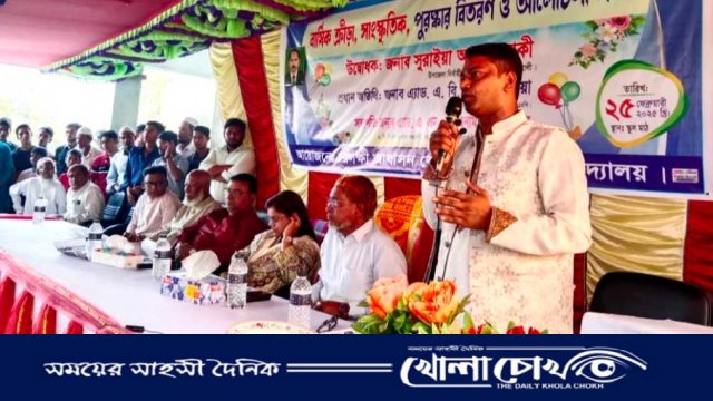 সুবর্ণচরে বন্ধ হয়ে যাওয়া স্কুল পূনরায় চালু করলেন এলাকা বাসী।