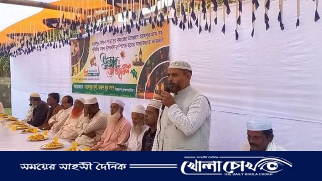 করববাসীর রুহের মাগফেরাত কামনায় তরুণ যুব সংঘের ইফতার ও দোয়া মাহফিল