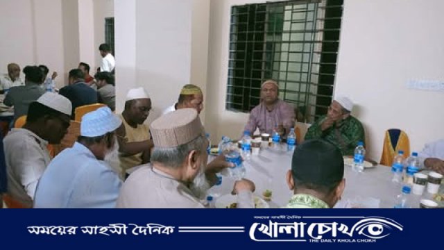 ফরিদপুরের সদরপুরে ন্যাশনাল হাসপাতালের উদ্যোগে ইফতার মাহফিল